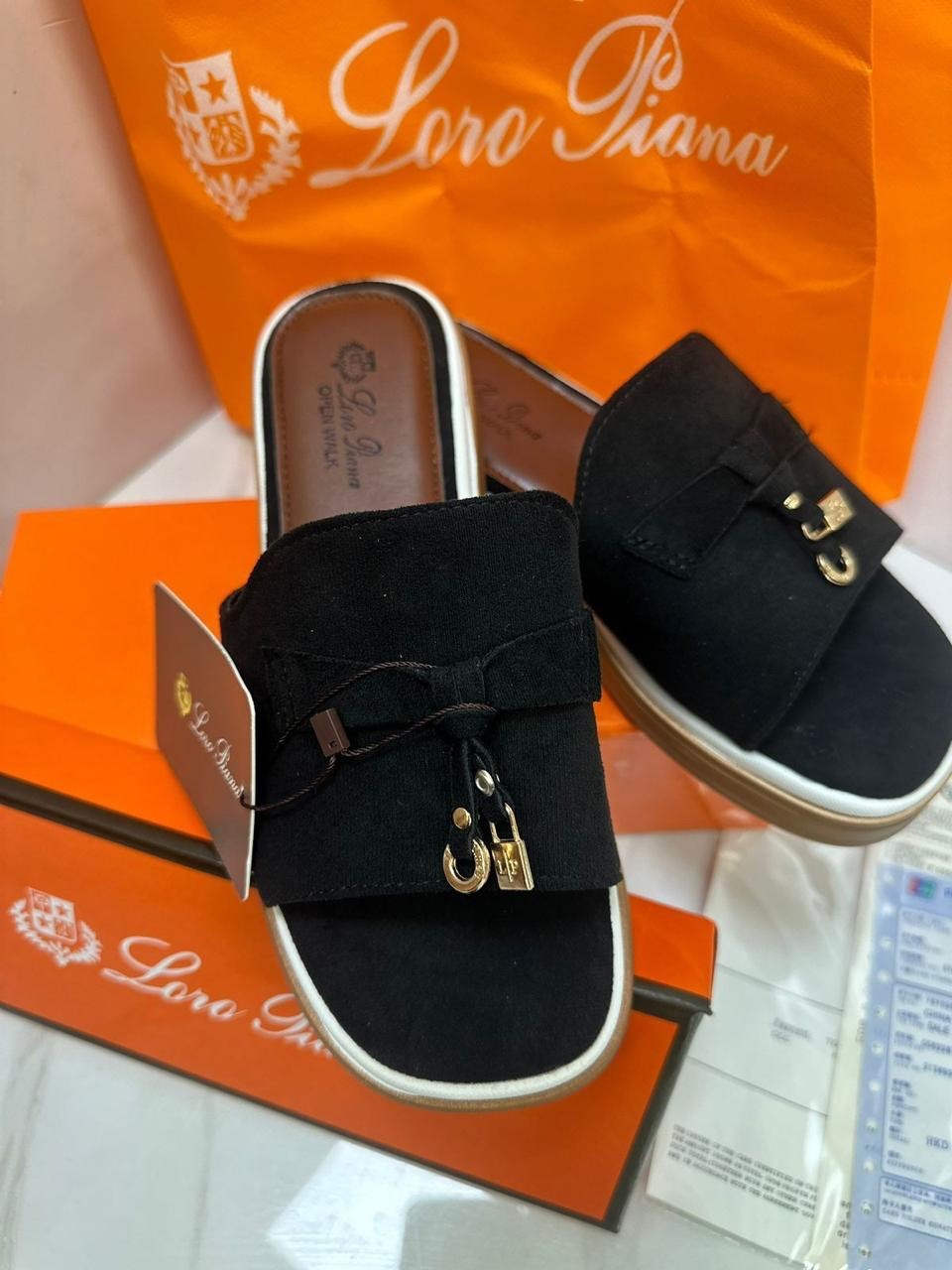 loro piana женская  мюли,,шлепки эрмес,шлепанцы гермес коричневые,шлепанцы женские