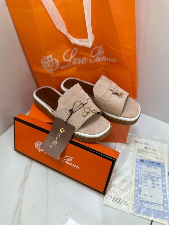 loro piana женская  мюли,,шлепки эрмес,шлепанцы гермес коричневые,шлепанцы женские