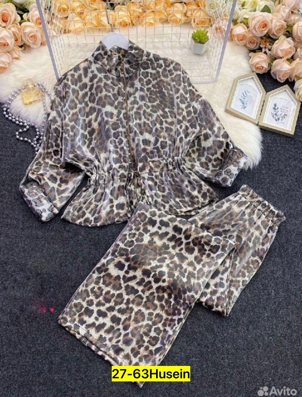 костюм женский,леопардовые костюмы,,костюм двойка женская