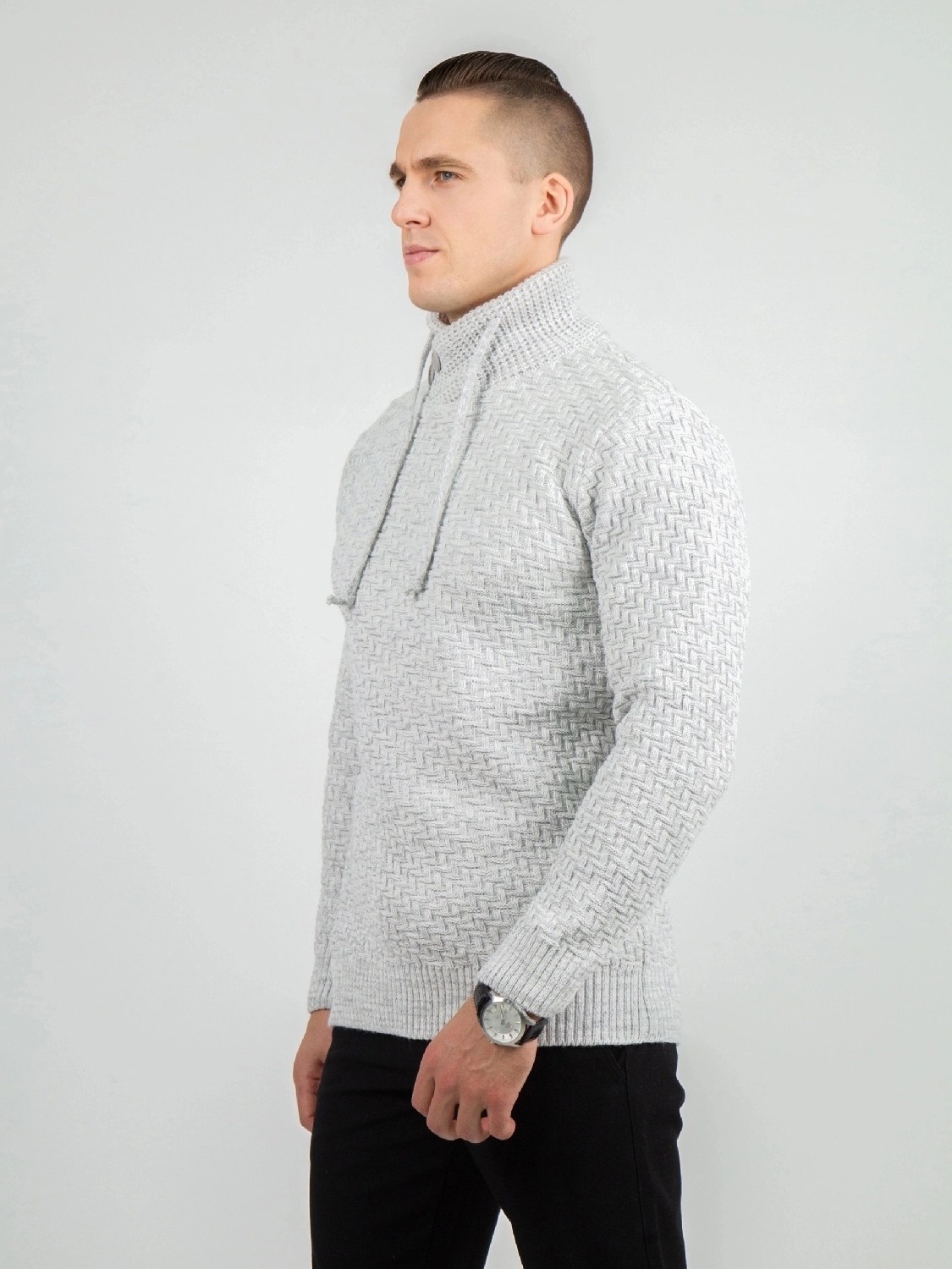 мужской свитер,мужской джемпер свитер,свитер с воротником,джемпер с воротником,джемпер мужской вязаный