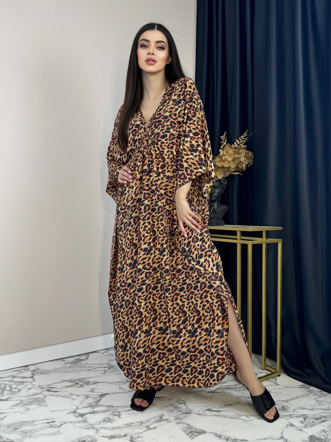 платье с леопардовым принтом,женское леопардовое платье,платья,леопардовое платье длинное,леопардовый халат