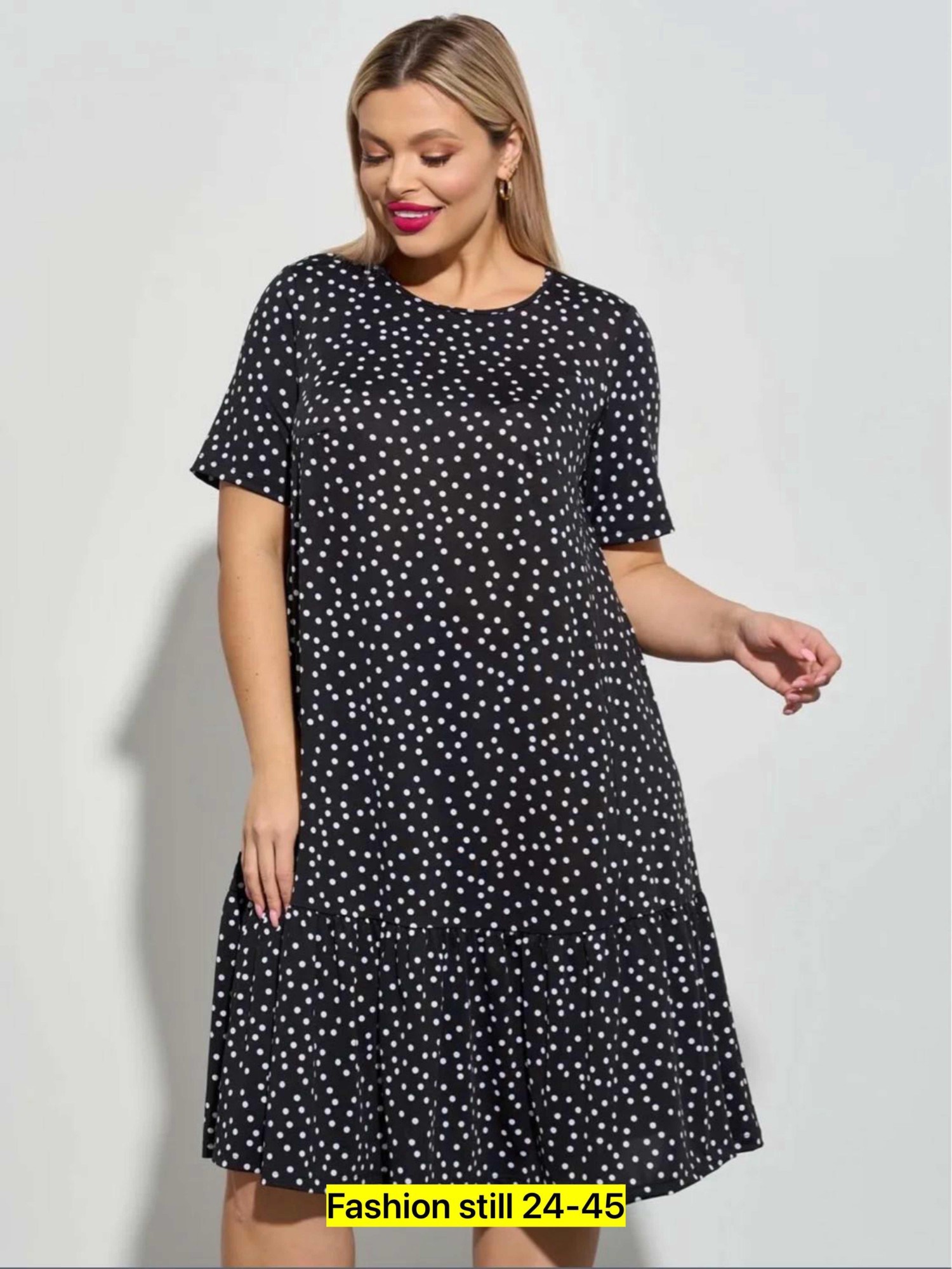 женские платья больших размеров,платье большие размеры,платье,платье в горошек для полных,платье для полной женщины
