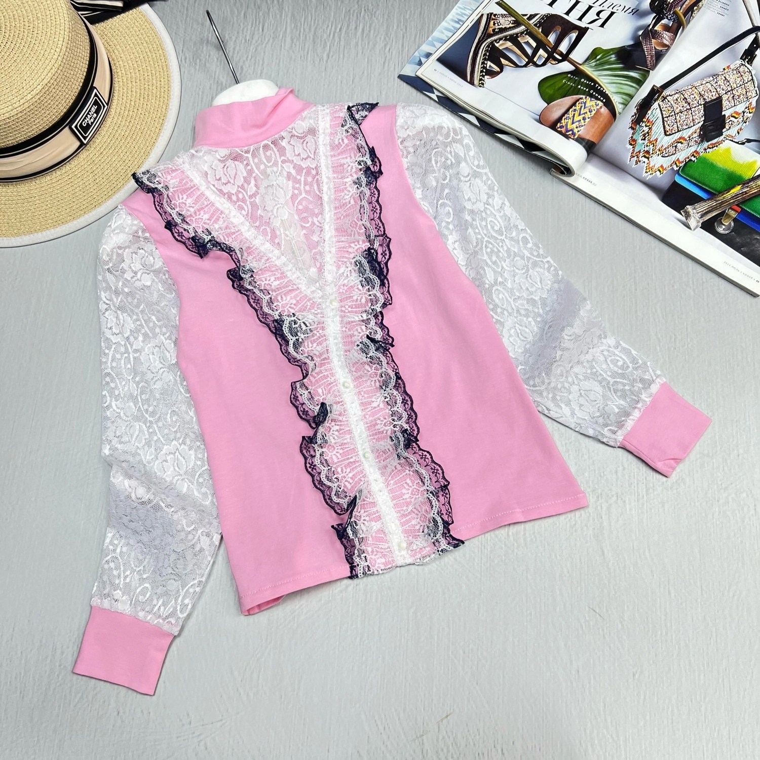 блузка для девочки рубашка,блузка розовая,трикотажная блузка,блузка,блузка для девочек