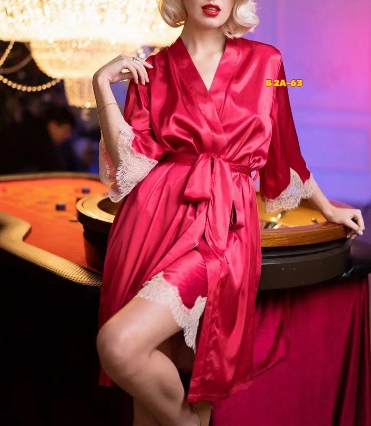 шелковый женский халат,халат домашний шелковый,атласный халат женский,атласный халат,кимоно mia-mella 8733 "julia"