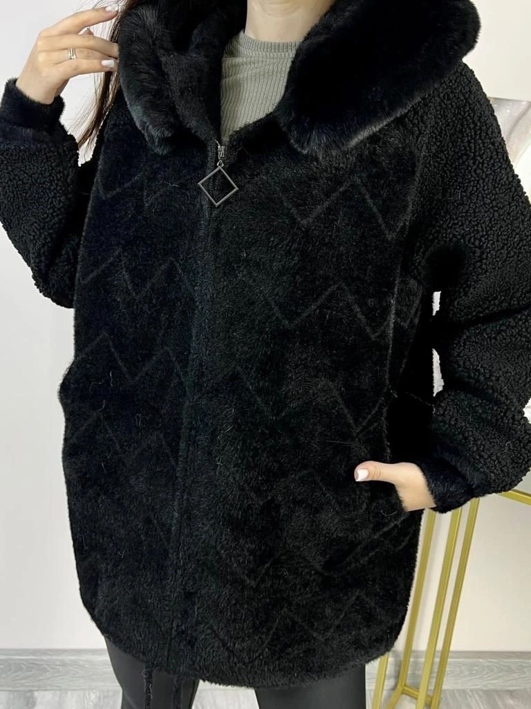 пальто барашек,кардиган альпака,кардиган барашек,женская верхняя одежда больших размеров,куртка из альпаки женская