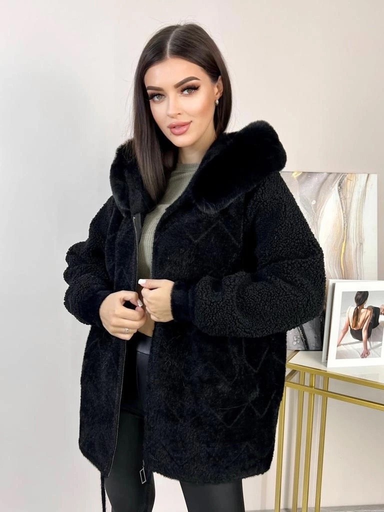 пальто барашек,кардиган альпака,кардиган барашек,женская верхняя одежда больших размеров,куртка из альпаки женская