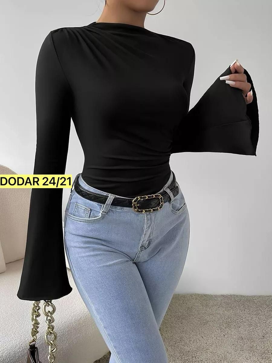 кофта женская,кофта с рукавами,рукава клеш,блузка стильная,