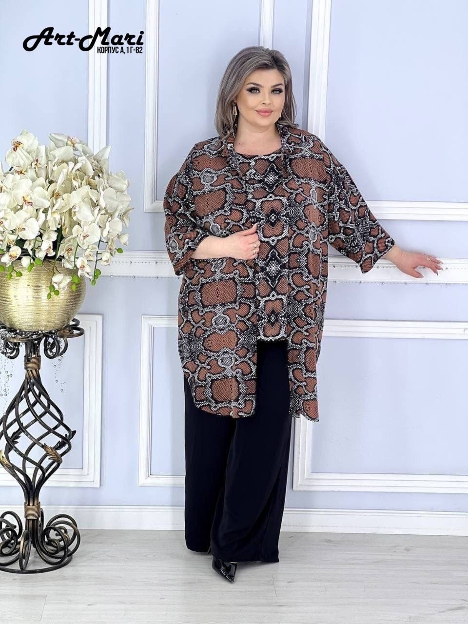 элегантные костюмы,одежда больших размеров,стильные костюмы,костюм брючный двойка, больших размеров