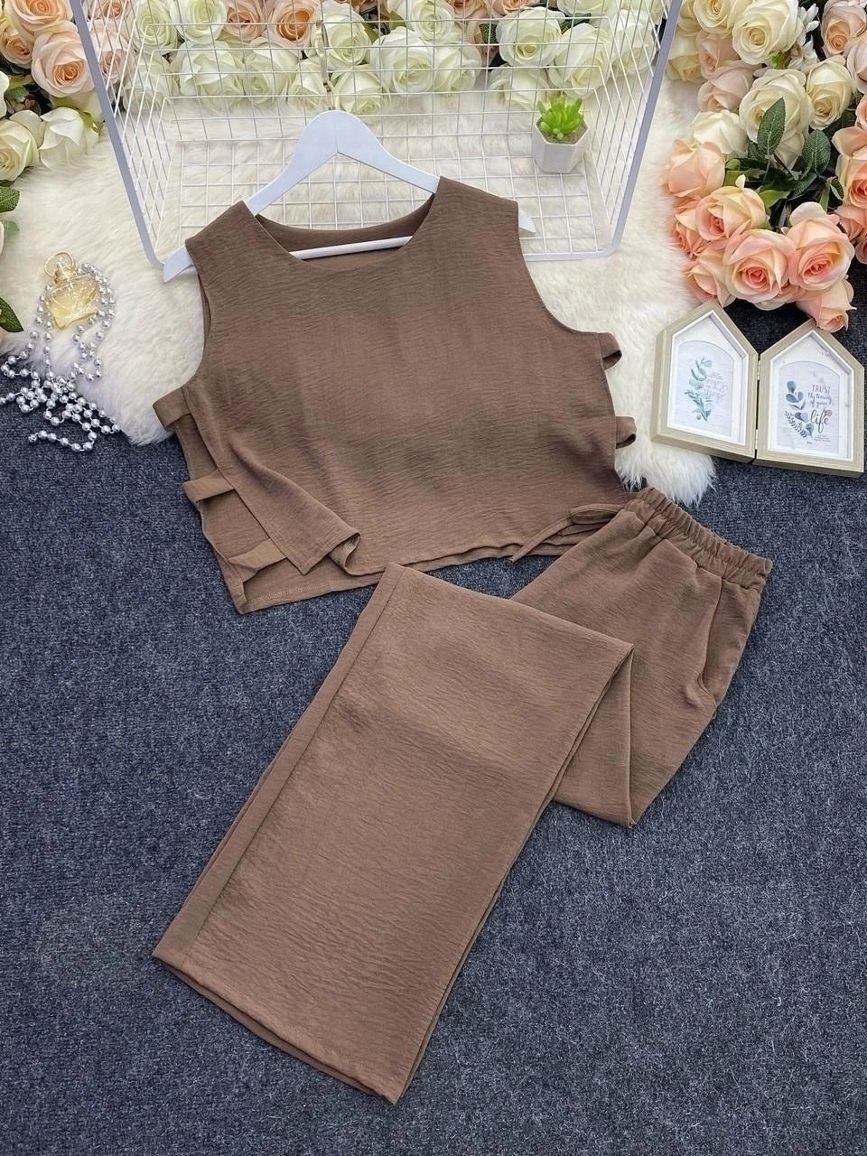 костюм с брюками,костюм женский,трикотажные костюмы,костюм женский трикотажный с брюками палаццо,костюм женский брючный