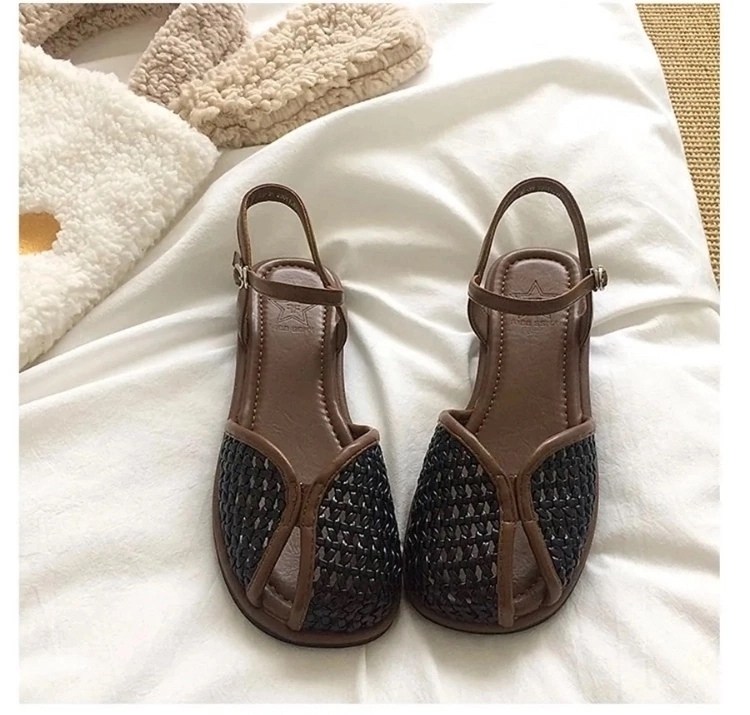 плетеные босоножки,женские сандалии,плетеные сандалии,повседневные сандалии,босоножки натуральная