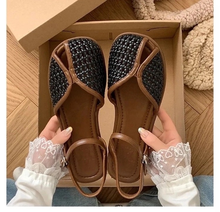 плетеные босоножки,женские сандалии,плетеные сандалии,повседневные сандалии,босоножки натуральная