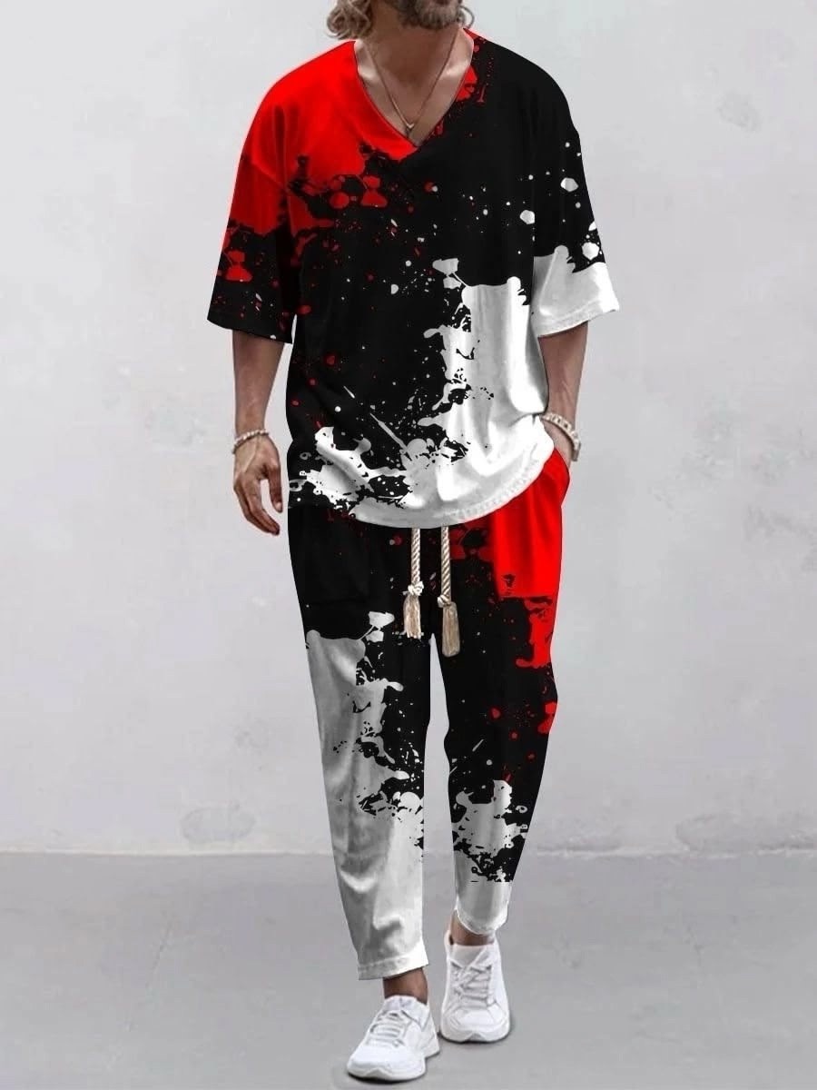 летние мужские костюмы,стильная одежда мужская,костюм с футболкой и брюками,мужская мода,летняя одежда мужская