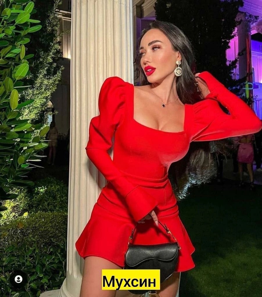 женское платье с длинными рукавами,платье с длинными рукавами,платье красное,элегантные облегающие платья,модное платье