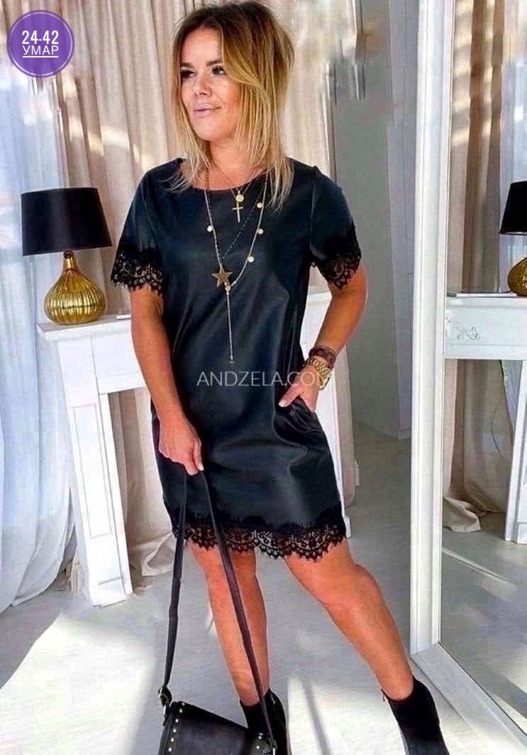 платье женская,платье с гипюром,женское платье с кружевом, платье,женское платье из экокожи