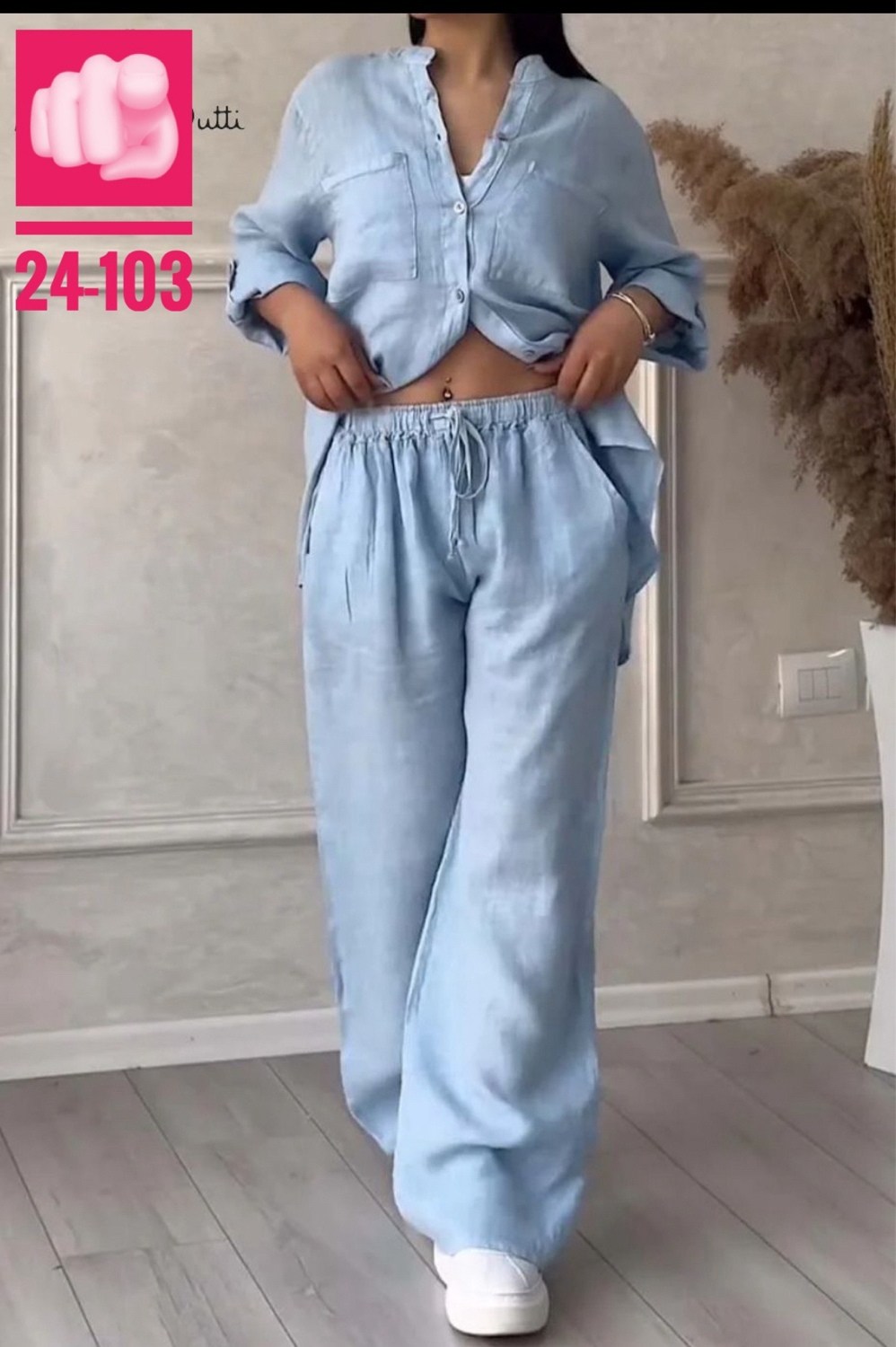 костюм с широкими брюками,модные костюмы,комплект с брюками,женские летние костюмы,льняной брючный костюм