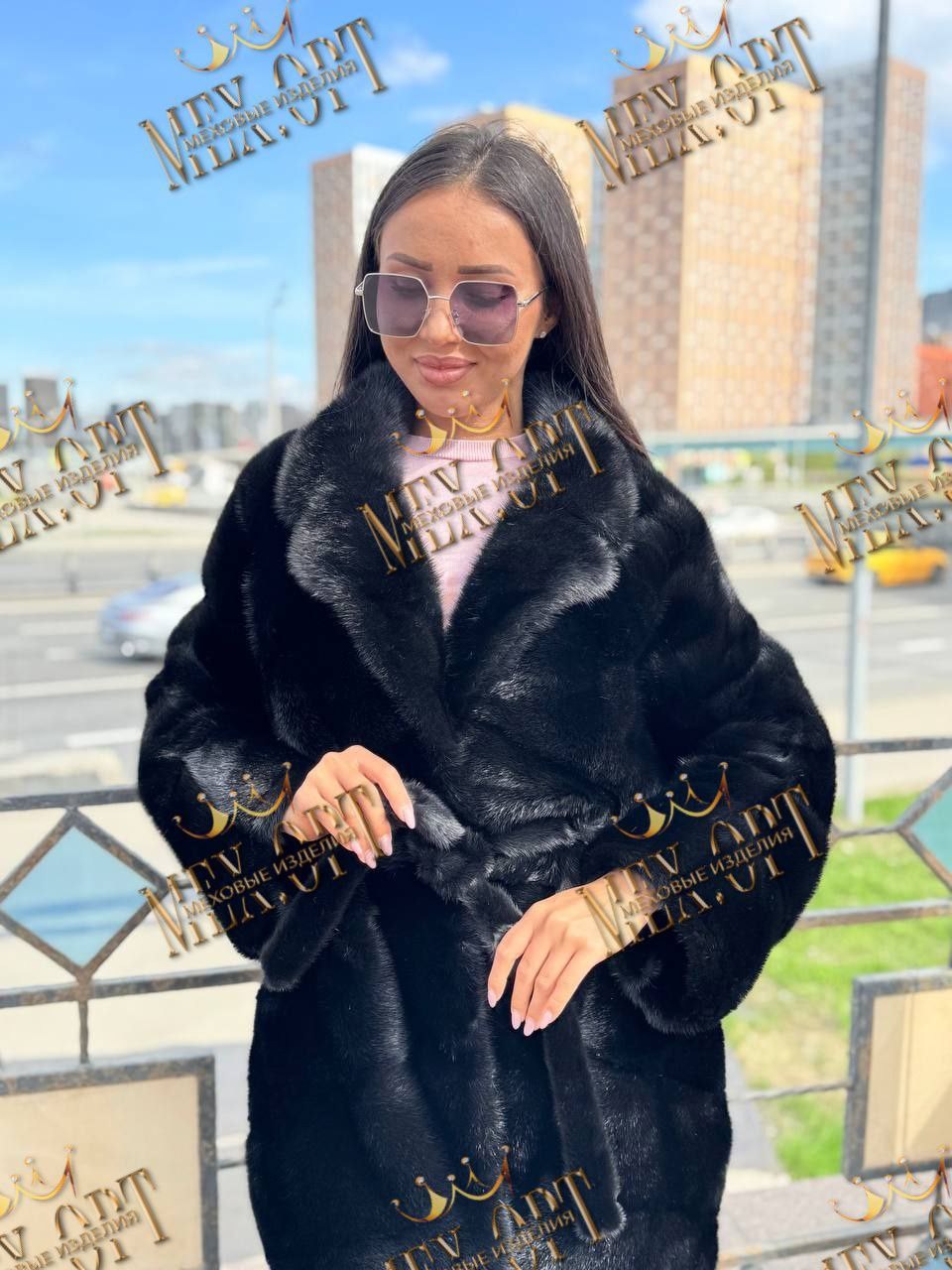 шубы норковые,норковая шуба с английским воротником,шуба из норки,черная норковая шуба,черная шуба