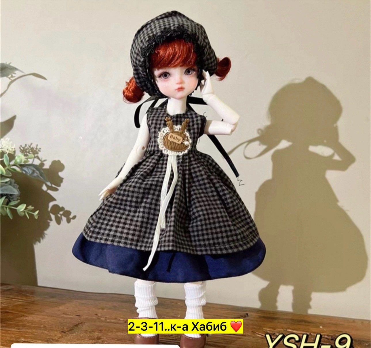 модная одежда для кукол,комплект одежды для куклы,шарнирная кукла 30 см,одежда для куклы 30 см,комбинезон для bjd