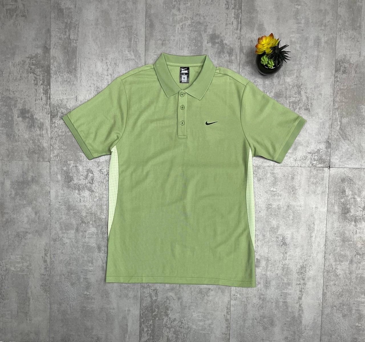поло nike dri fit,nike green,мужской футболка,поло nike