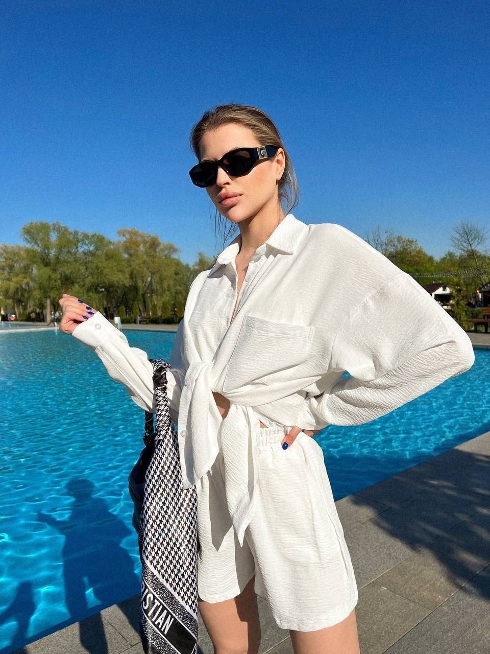 оранжевый костюм,костюм с шортами летний,оранжевый леной костюм,костюм с шортами летний оверсайз versalwear,летние костюмы