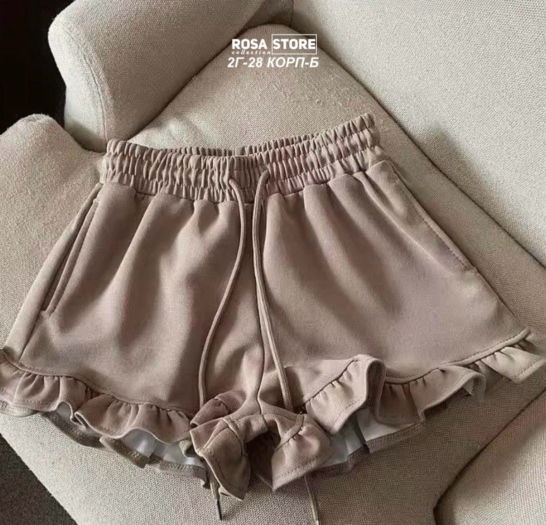 женские шорты,атласные шорты,шорты с оборками,шелковые шорты,шорты для сна