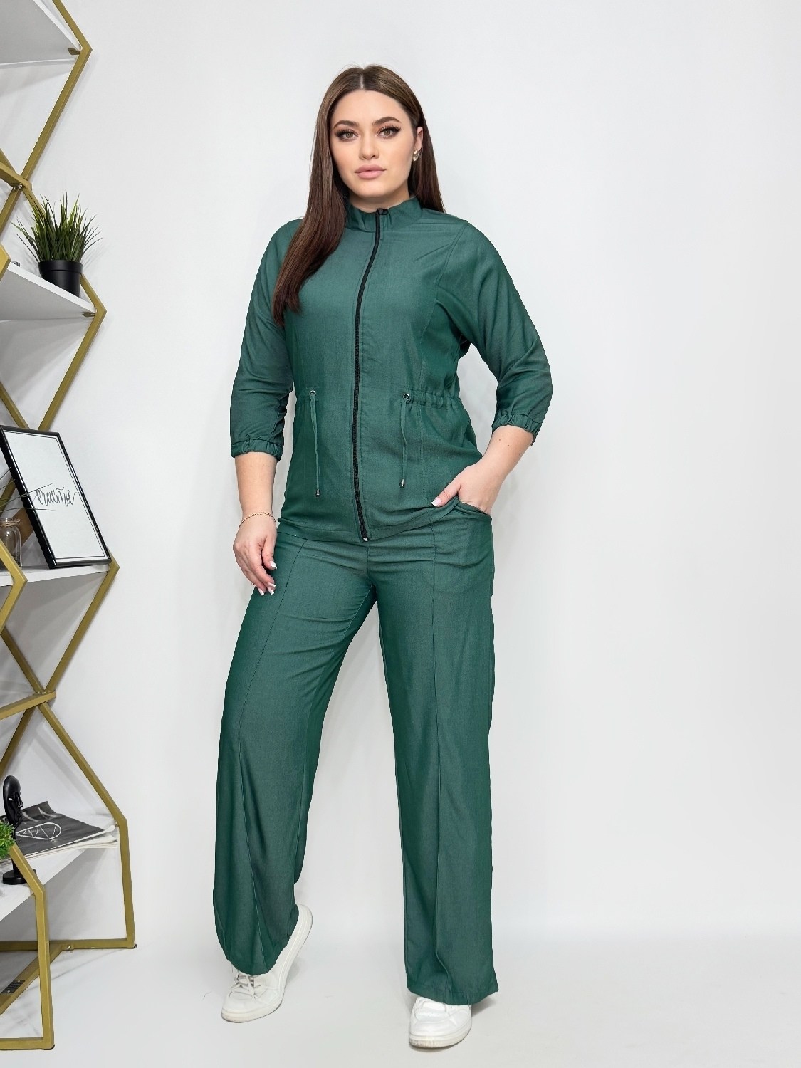 брючной костюм,костюм женский,комплект брючный леона стиль 848 синий,брючные женские костюмы,костюм с брюками