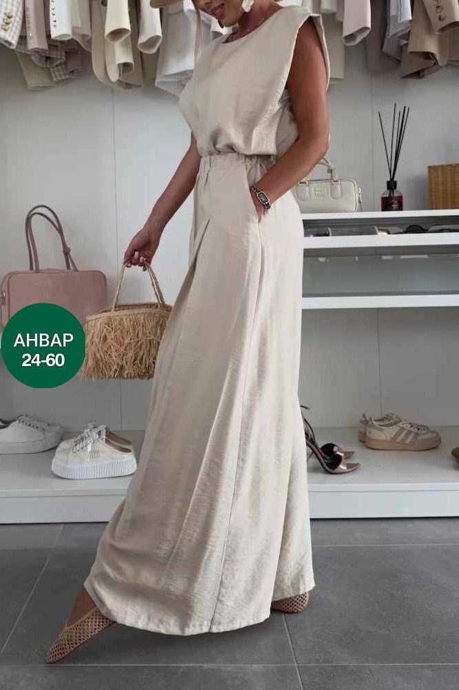 летние костюмы,женские комбинезоны,брючный костюм из льна,комбинезон повседневный,льняной костюм