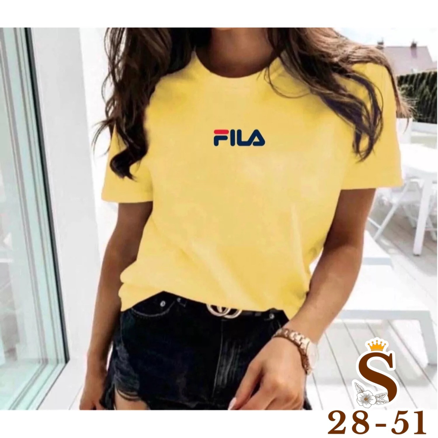 футболки женская,женская повседневная футболка,футболка женская fila,футболка женская 2025,футболки поло женские