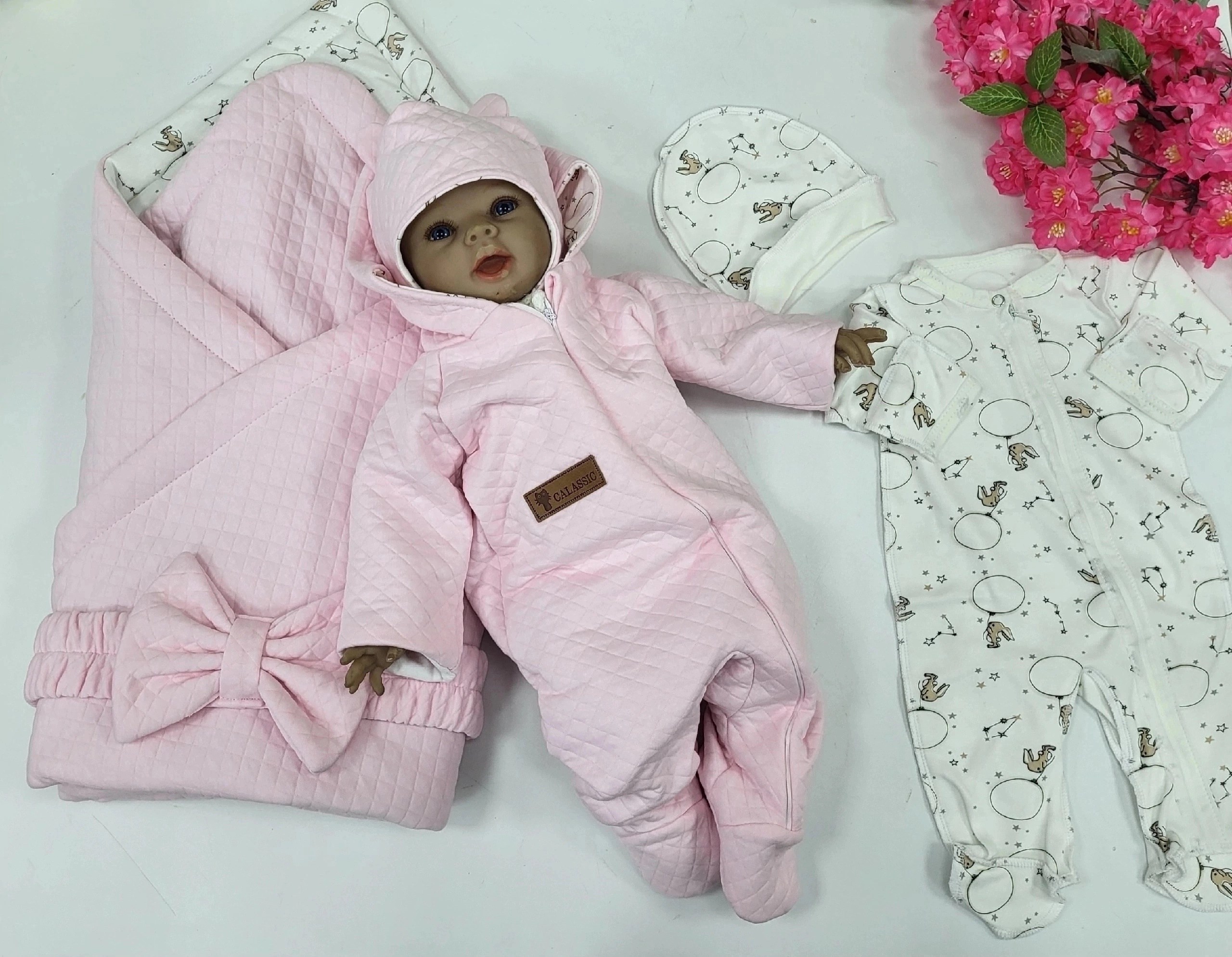 комплект на выписку,одежда для новорожденного,конверт на выписку,набор на выписку,комплект на выписку лето