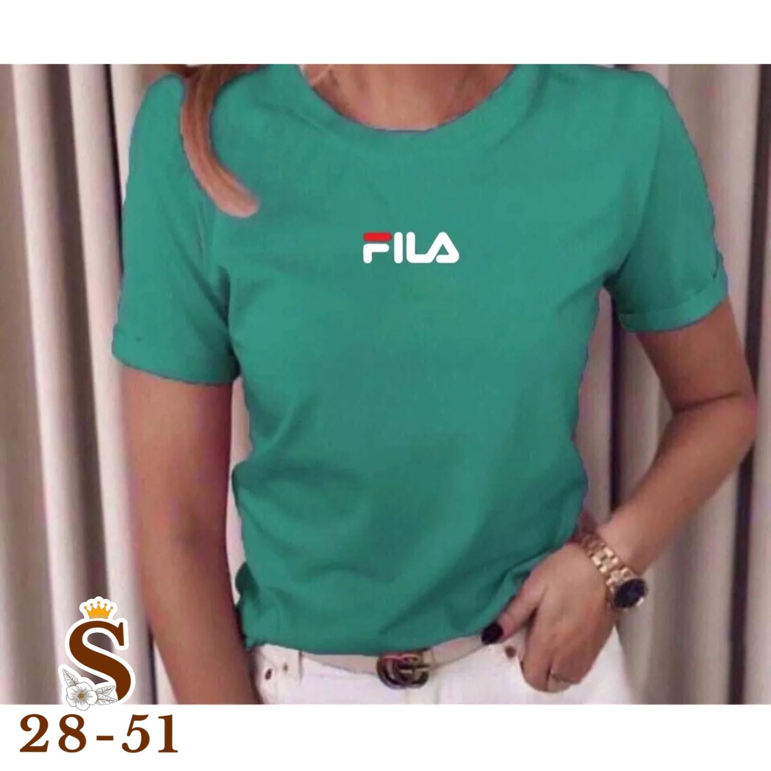 футболки женская,женская повседневная футболка,футболка женская fila,футболка женская 2025,футболки поло женские