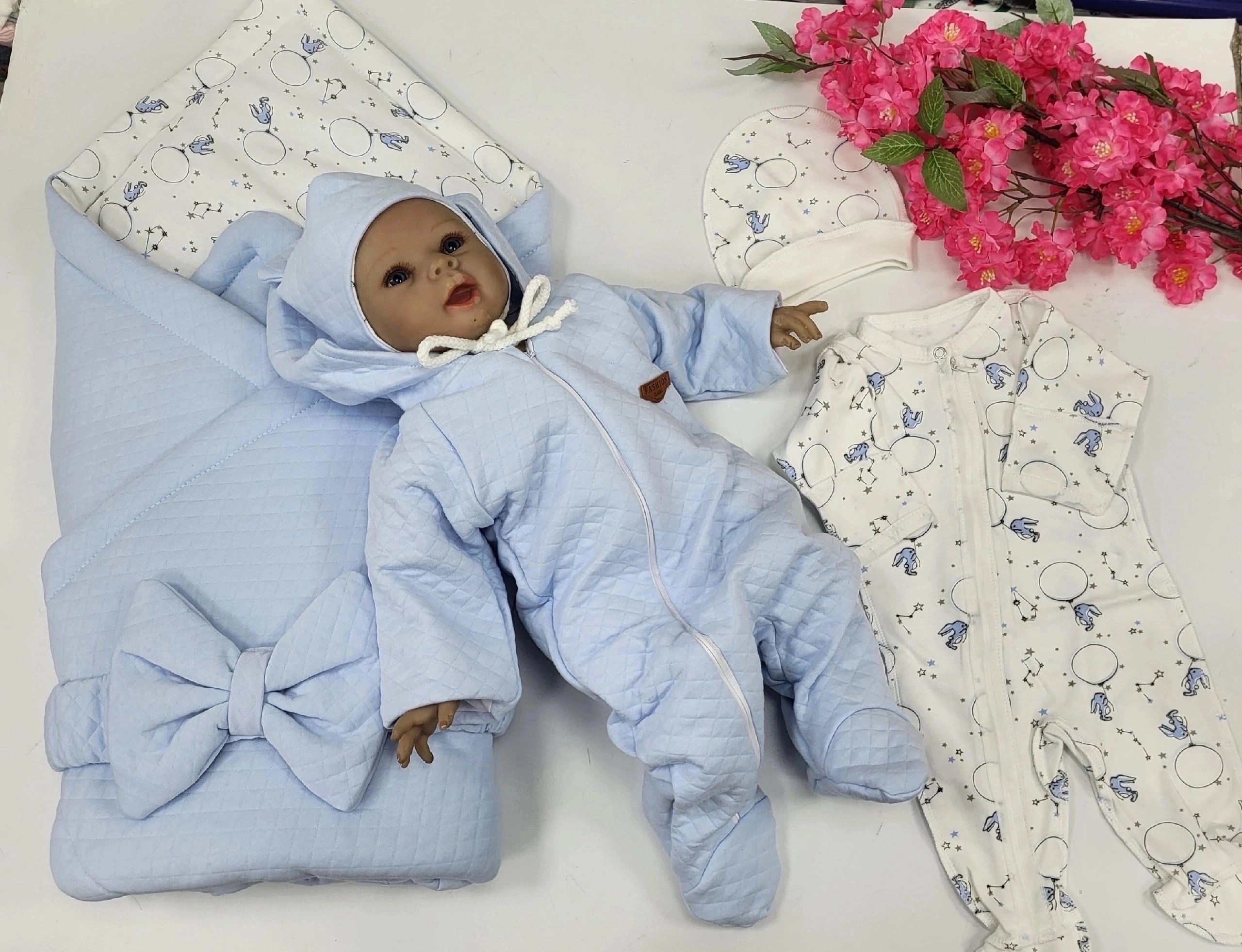 комплект на выписку,одежда для новорожденного,конверт на выписку,набор на выписку,комплект на выписку лето