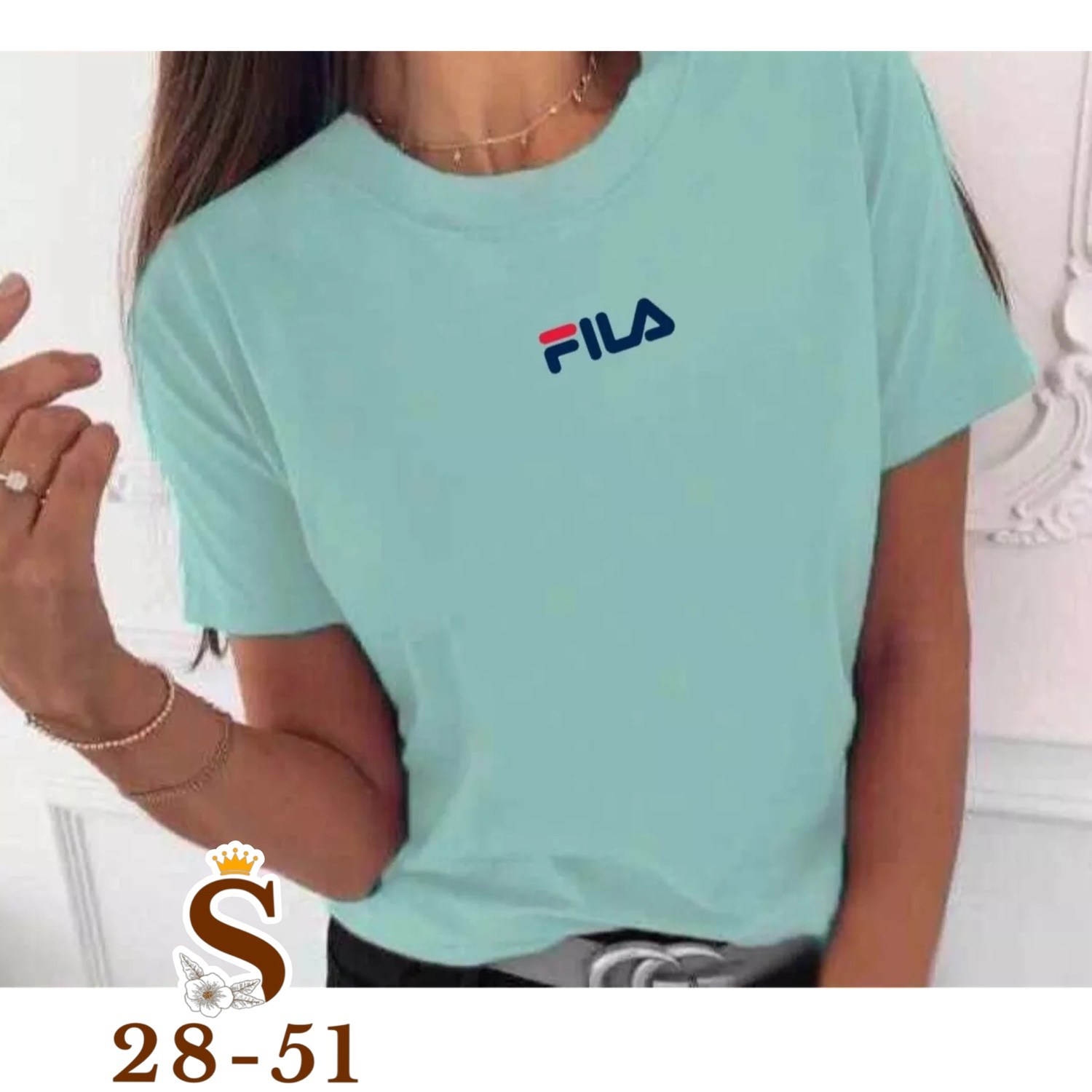 футболки женская,женская повседневная футболка,футболка женская fila,футболка женская 2025,футболки поло женские