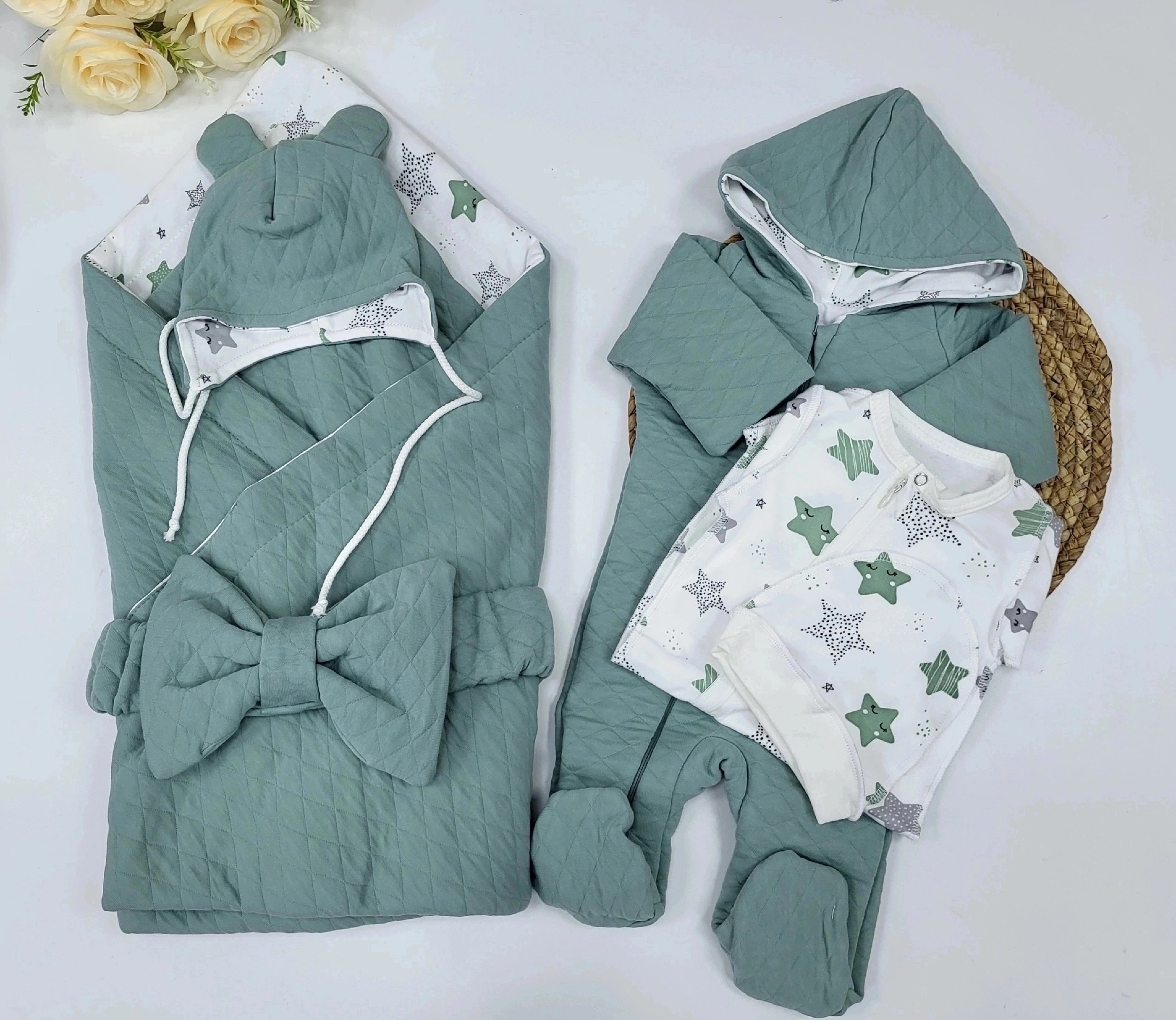 комплект на выписку,одежда для новорожденного,конверт на выписку,набор на выписку,комплект на выписку лето