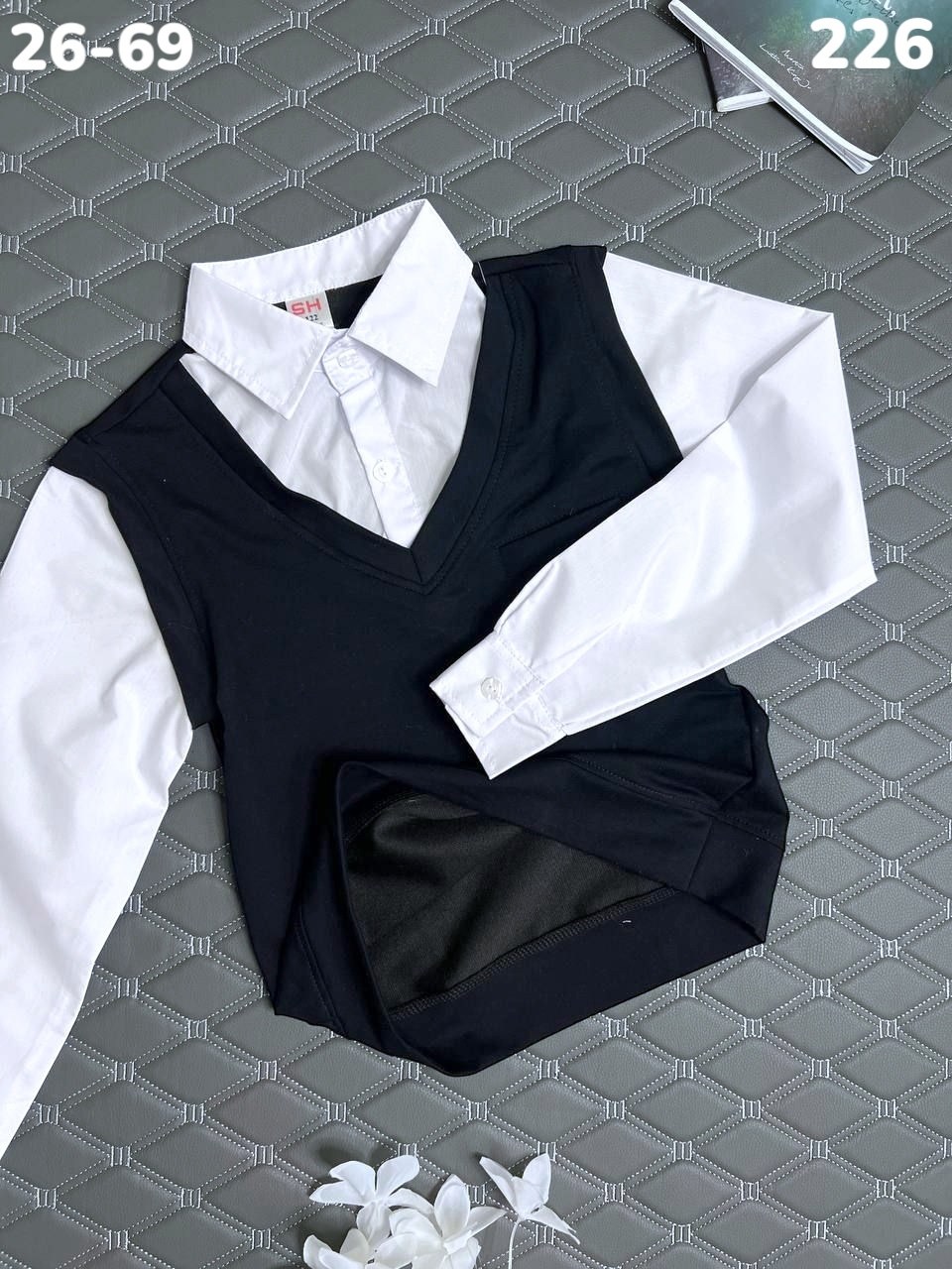 рубашка обманка школьная,школьная форма,рубашка обманка,школьная одежда,одежда для школьников