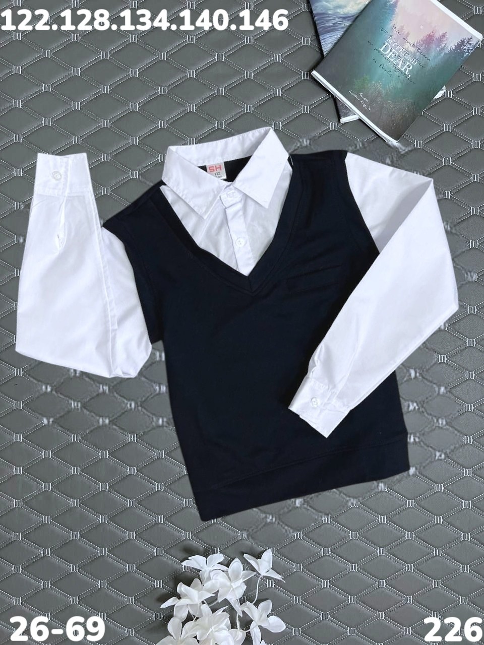 рубашка обманка школьная,школьная форма,рубашка обманка,школьная одежда,одежда для школьников