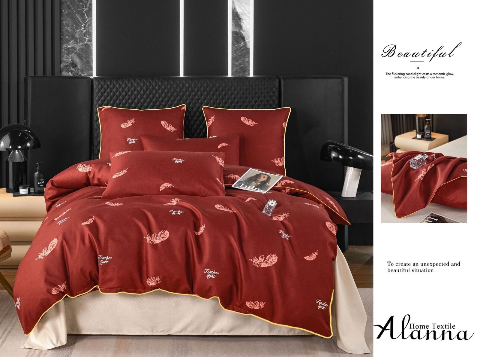 комплект постельного белья alanna,комплект постельное бельё,комплект постельного белья сатин евро,комплект постельного белья семейный сатин,постельное белье из сатина