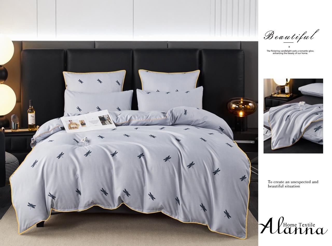 комплект постельного белья alanna,комплект постельное бельё,комплект постельного белья сатин евро,комплект постельного белья семейный сатин,постельное белье из сатина