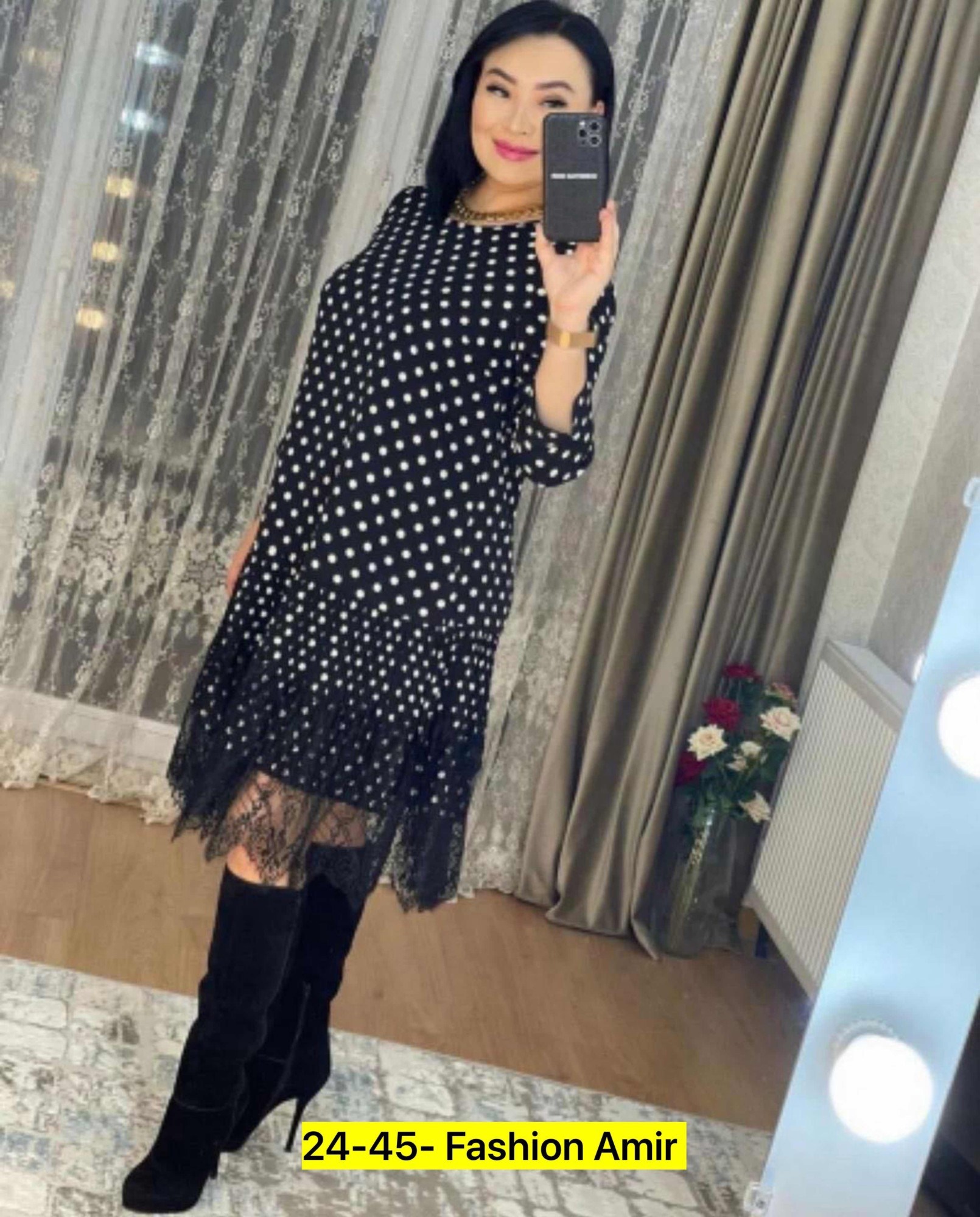 платье 👗,женская платья,женское платье в горошек,модное платье,платье широкое