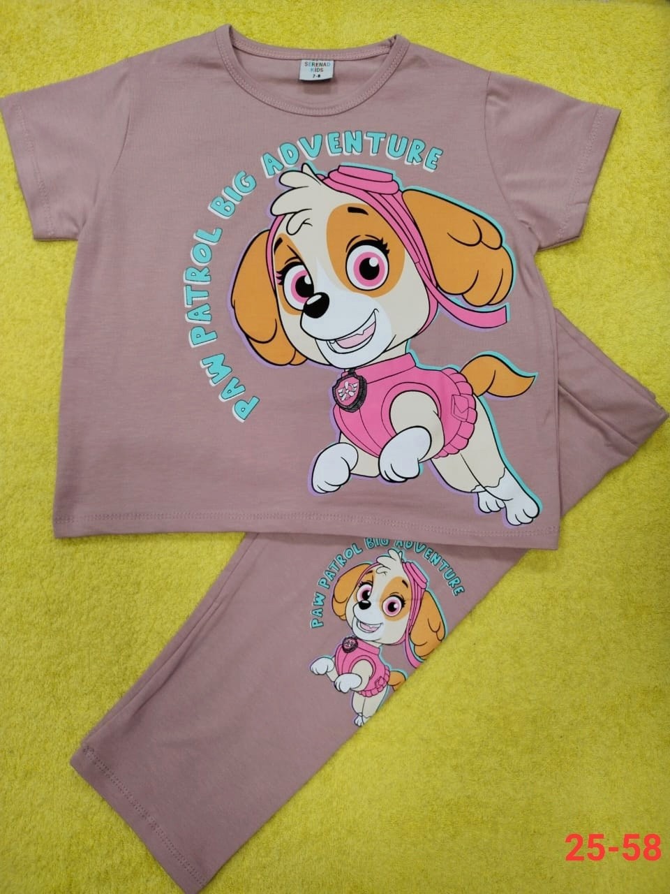 пижама щенячий патруль для девочки,пижама для девочек,пижама скай щенячий патруль,пижама paw patrol,комплект пижама