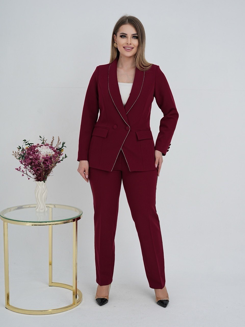 брючный костюм женский 56 размер,женские костюмы,брючной костюм,костюм женский брючный,женские брючные костюмы больших размеров