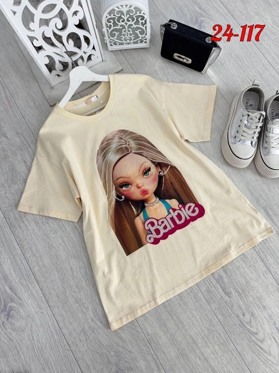 футболка с барби,футболка barbie,футболка для девочек,футболка барби женская серая,футболка с принтом барби