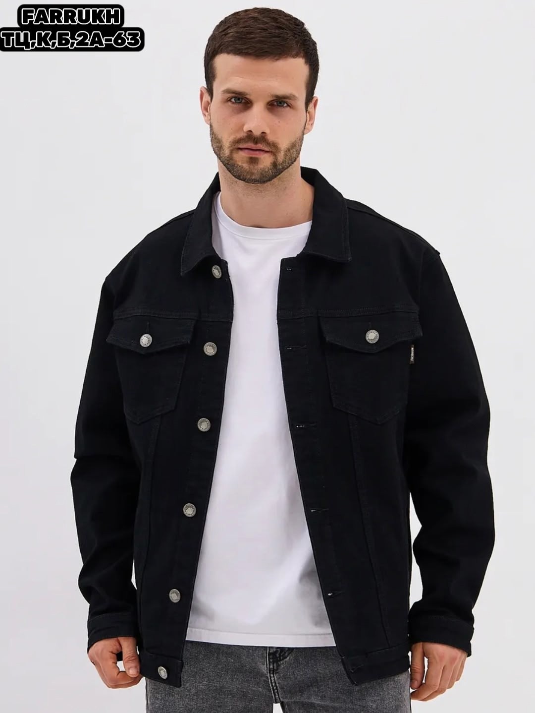 мужская джинсовая куртка,джинсовая куртка мужская оверсайз базовая,куртка джинсовая,черная джинсовая куртка мужская,джинсовка мужская черная