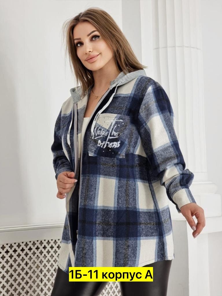 рубашка теплая в клетку удлиненная,рубашка женская в клетку с капюшоном,кардиган женский,кофта теплая, больших размеров