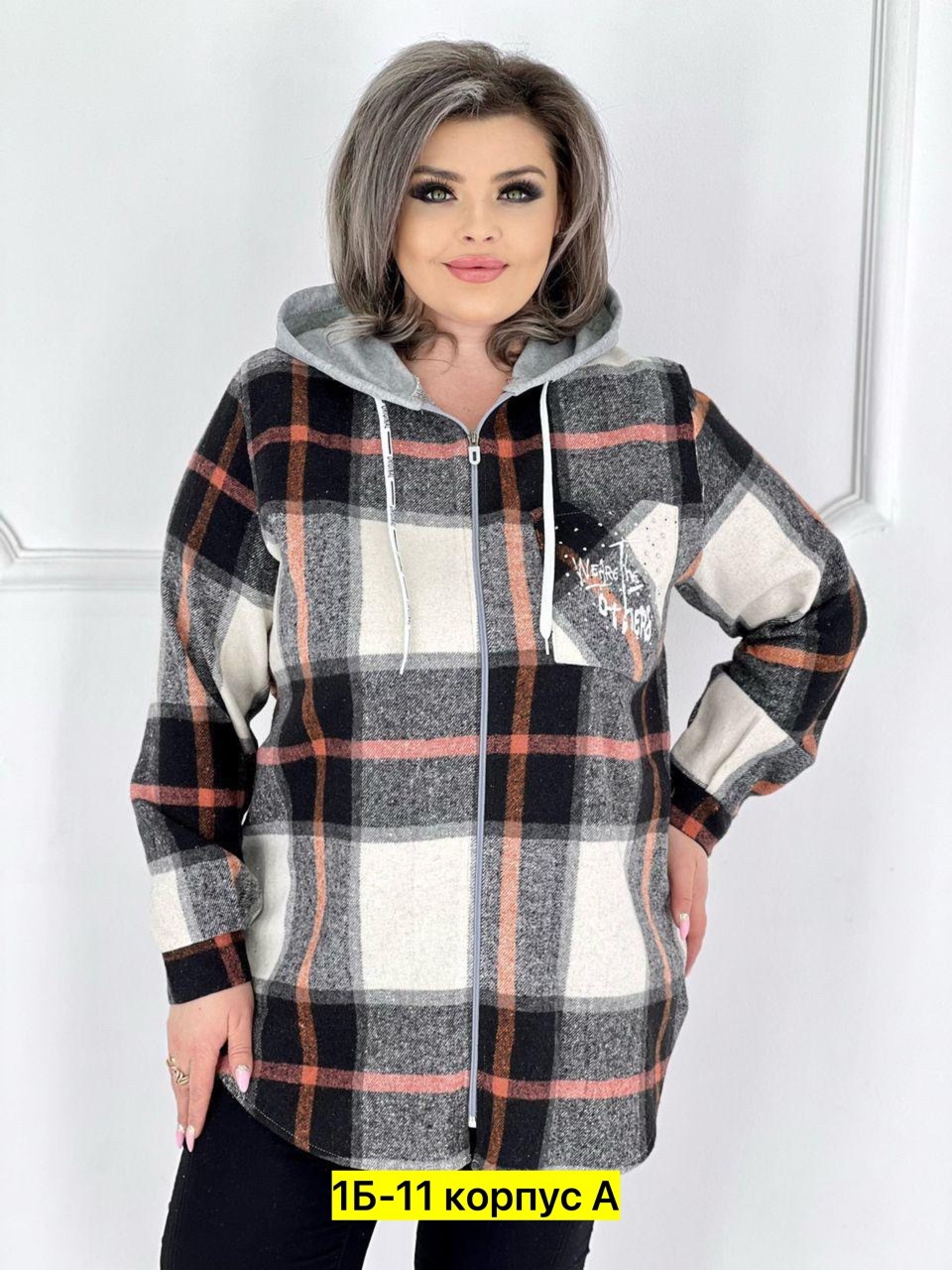 рубашка теплая в клетку удлиненная,рубашка женская в клетку с капюшоном,кардиган женский,кофта теплая, больших размеров