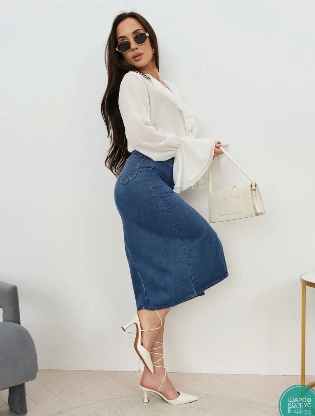 юбка джинсовая,юбки джинсовые миди,джинсовая юбка миди для невысоких,юбка женская,джинсовая юбка миди с разрезом