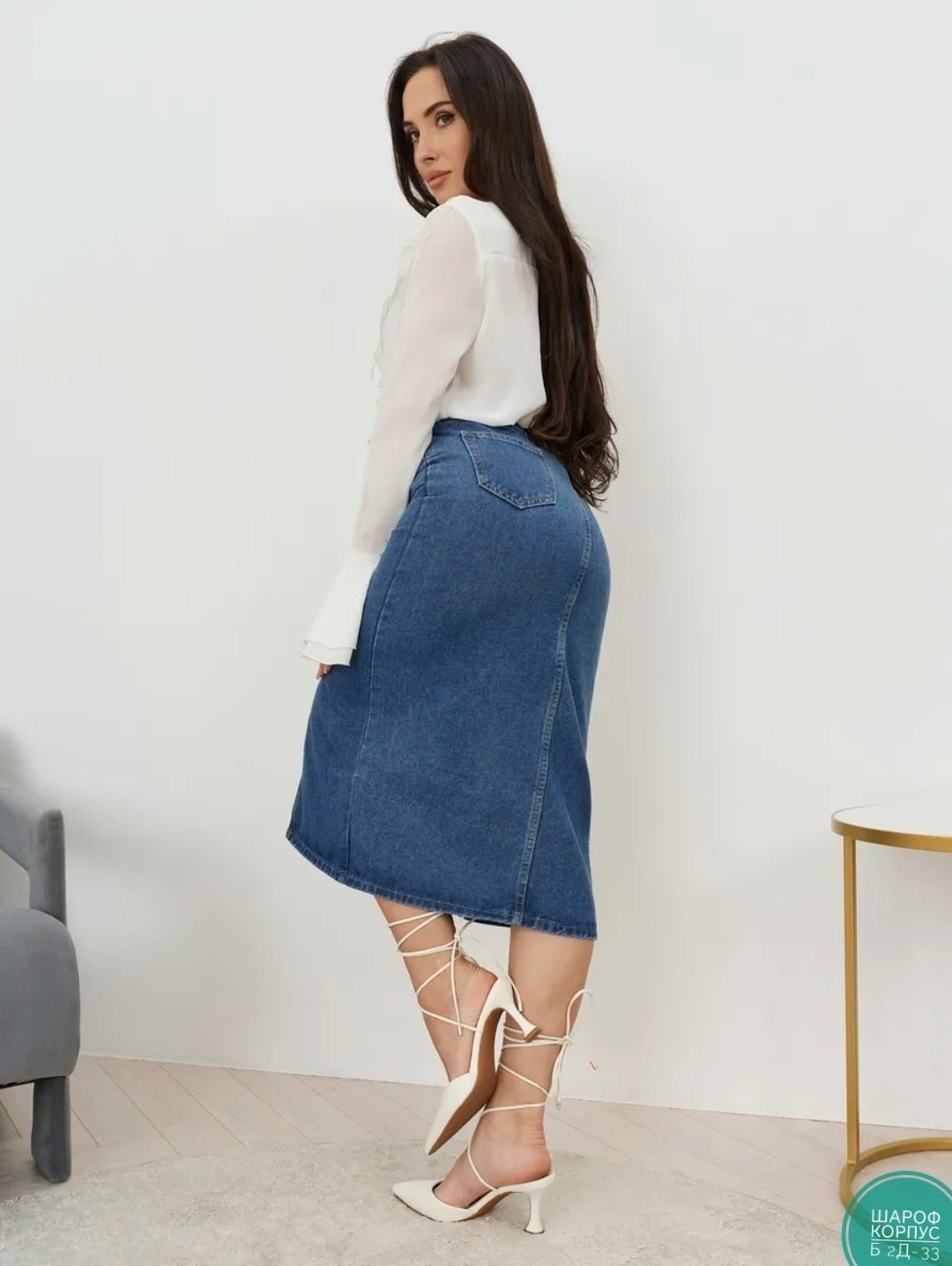 юбка джинсовая,юбки джинсовые миди,джинсовая юбка миди для невысоких,юбка женская,джинсовая юбка миди с разрезом