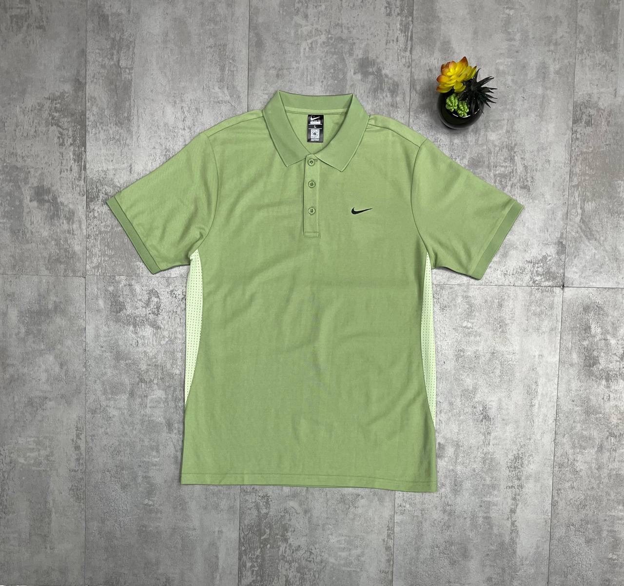 поло nike dri fit,nike green,мужской футболка,поло nike