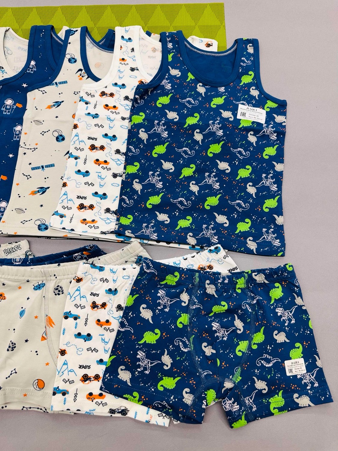 детский комплект белья,детский комплект нижнего белья,комплект нижнего белья для мальчика,комплект майка+трусы elita,комплект майка и трусы для мальчика