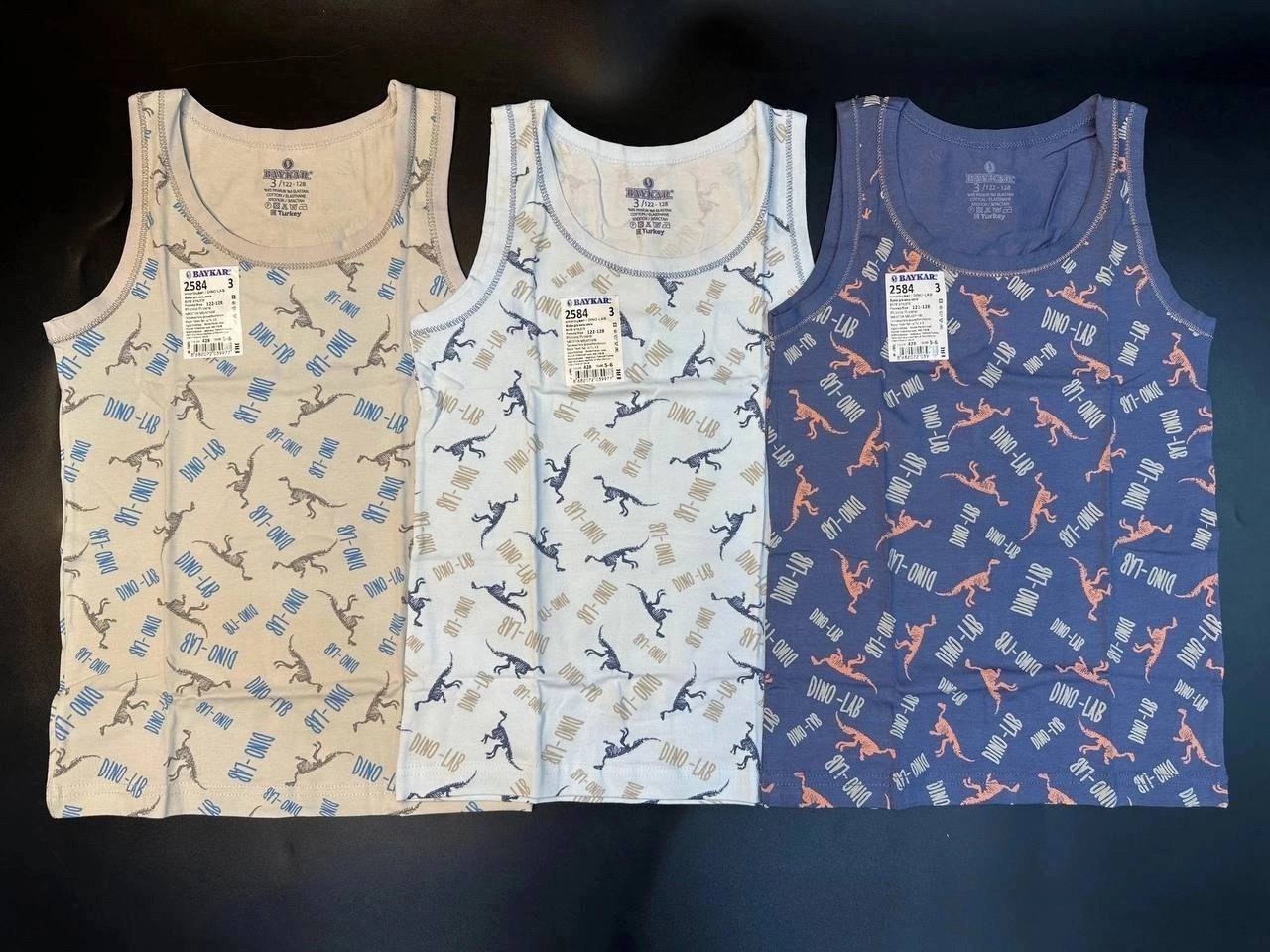 майка baykar для мальчиков,комплект маек baykar,комплект маек baykar для мальчиков,майка для мальчиков байкар 2156,майка baykar