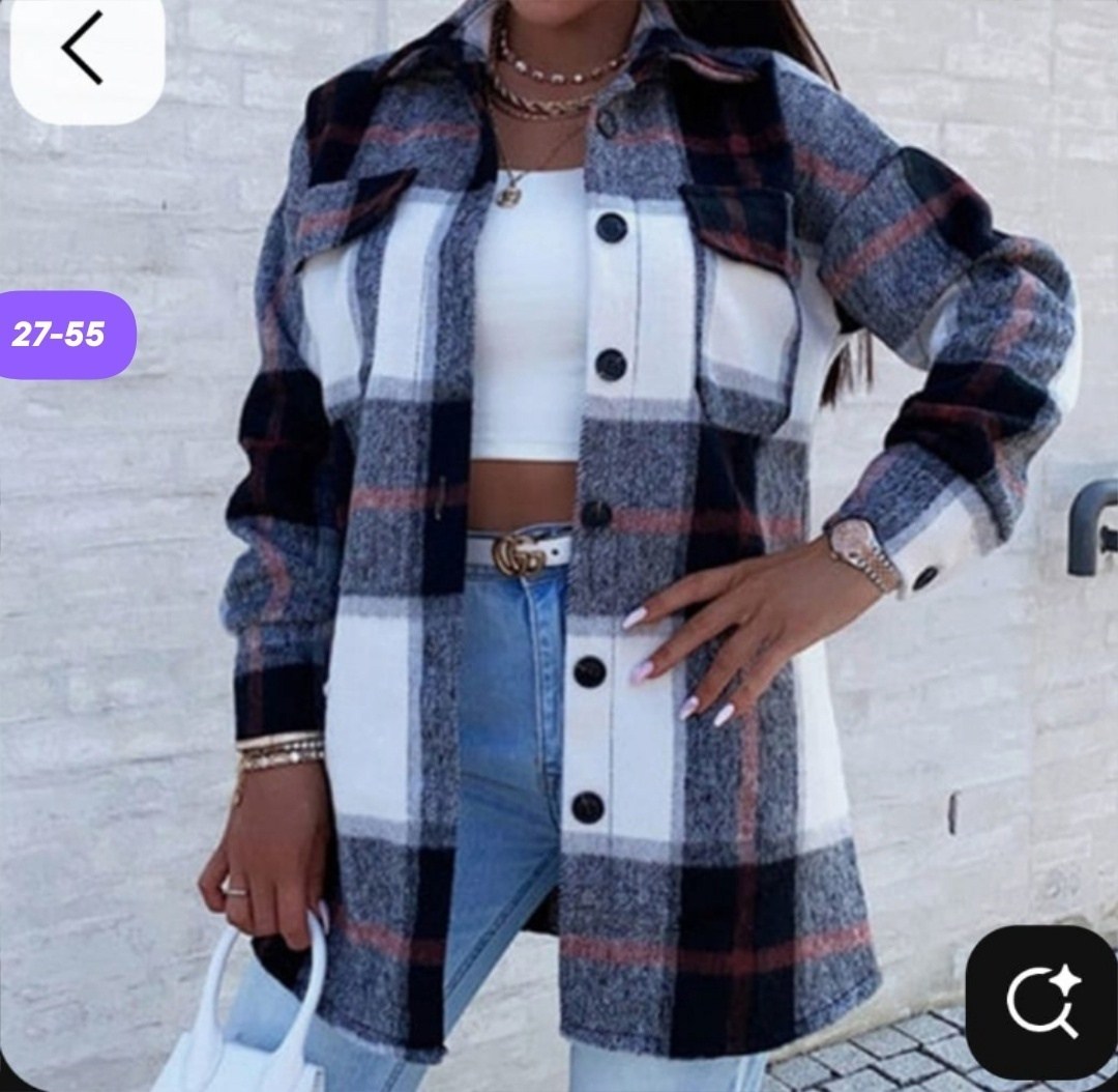 клетчатая куртка,стильная рубашка,рубашка в клетку,рубашка теплая в клетку,рубашка женская оверсайз в клетку