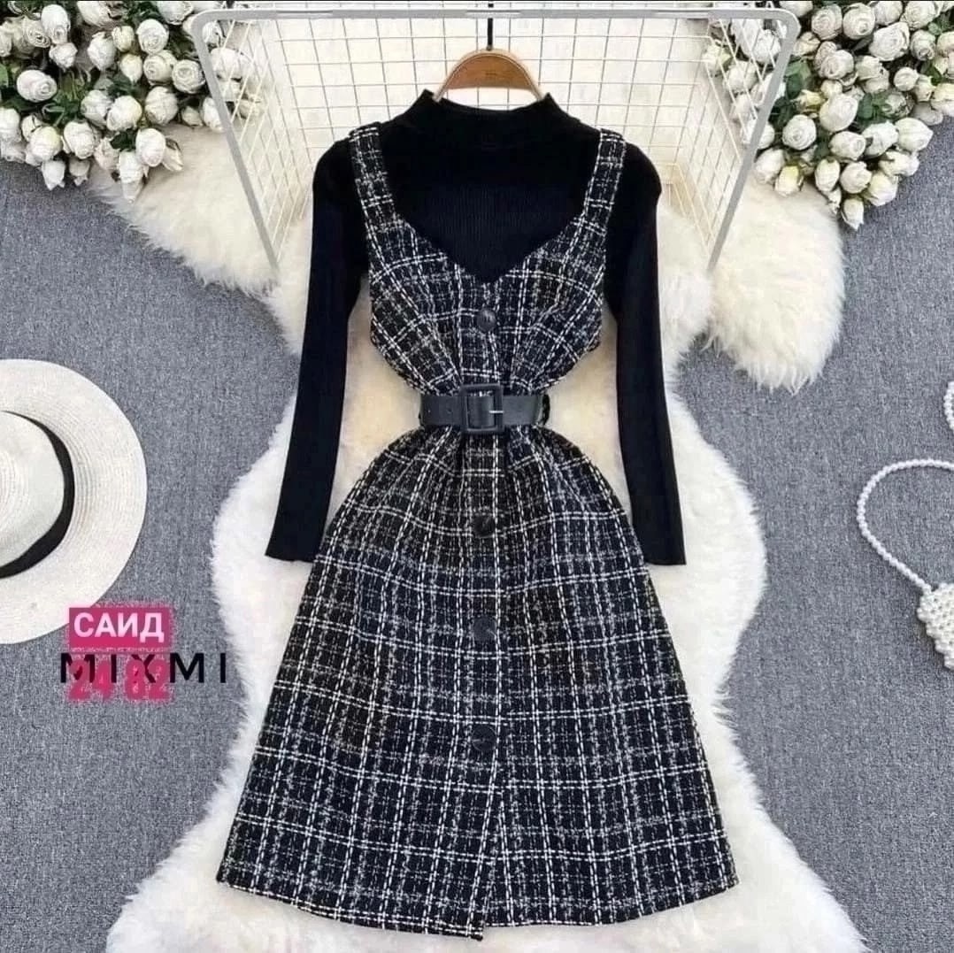 cарафан из твида,сарафан двойка,элегантное платье,твидовый костюм,платья сарафан